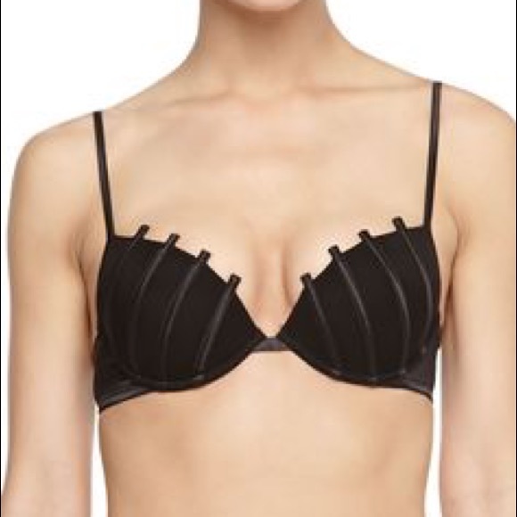 NWT LA PERLA 36B Graphique Couture Push Up Bra - Picture 8 of 8